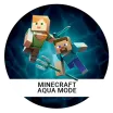 minecraft characters underwater