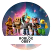 roblox characters in front of space background in a circle 